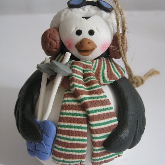 4 QVC 3.5" LED Color Changing Lighted Christmas Ornaments Snowman Penguin Santa - Picture 4 of 16